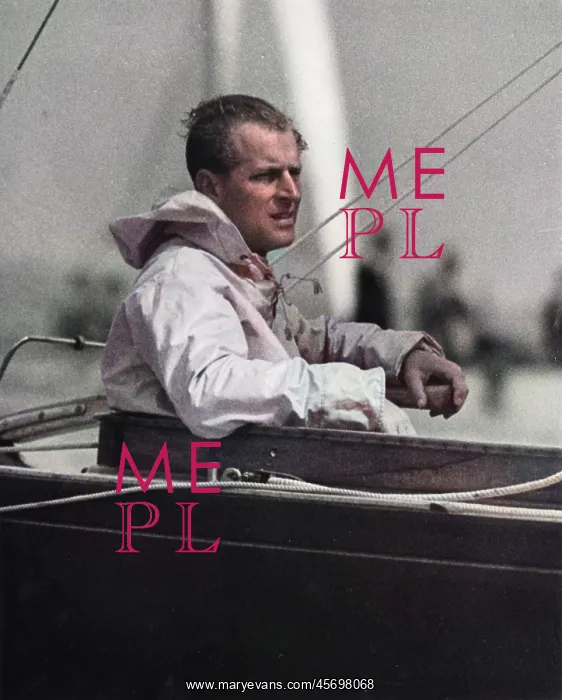 : The Duke of Edinburgh competing at Cowes : The Duke of Edinburgh competing at Cowes
