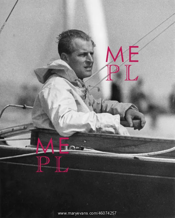 : The Duke of Edinburgh competing at Cowes : The Duke of Edinburgh competing at Cowes