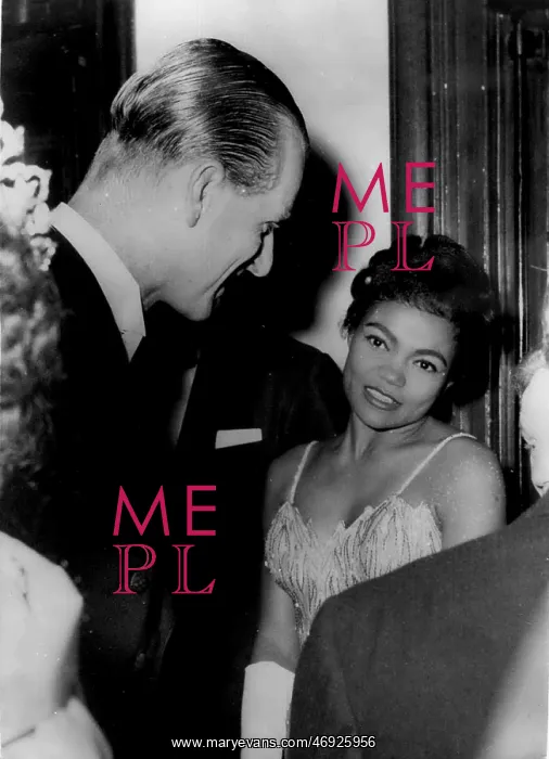 : Duke of Edinburgh and singer Eartha Kitt : Duke of Edinburgh and singer Eartha Kitt
