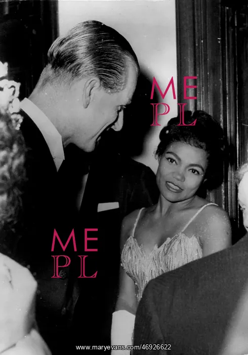 : Duke of Edinburgh and singer Eartha Kitt : Duke of Edinburgh and singer Eartha Kitt