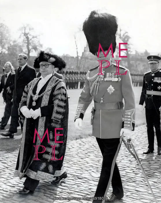 : Duke of Edinburgh in uniform of Welsh Guards, Cardiff : Duke of Edinburgh in uniform of Welsh Guards, Cardiff