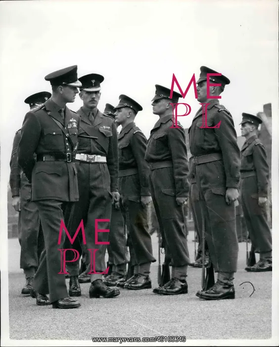 : Duke of Edinburgh visits guards depot, Caterham : Duke of Edinburgh visits guards depot, Caterham