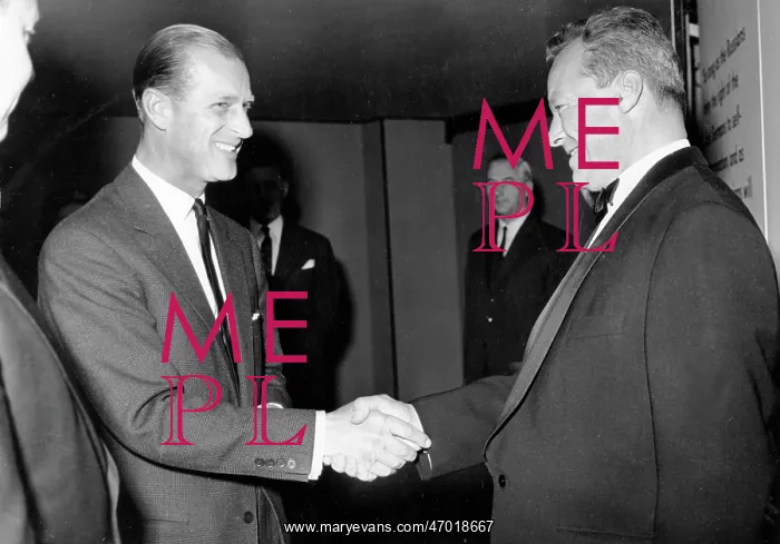 : Duke of Edinburgh with Willy Brandt, Mayor of Berlin : Duke of Edinburgh with Willy Brandt, Mayor of Berlin