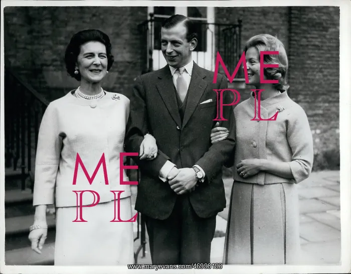 : Duke of Kent and Katharine Worsley engaged : Duke of Kent and Katharine Worsley engaged