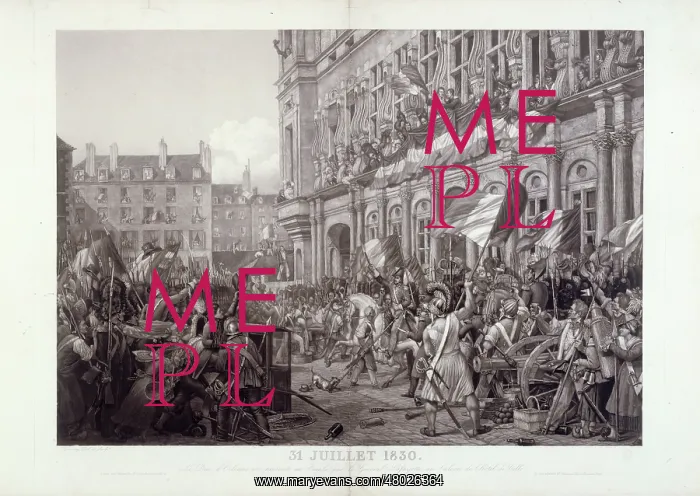 : Duke of Orleans is presented to the people : Duke of Orleans is presented to the people