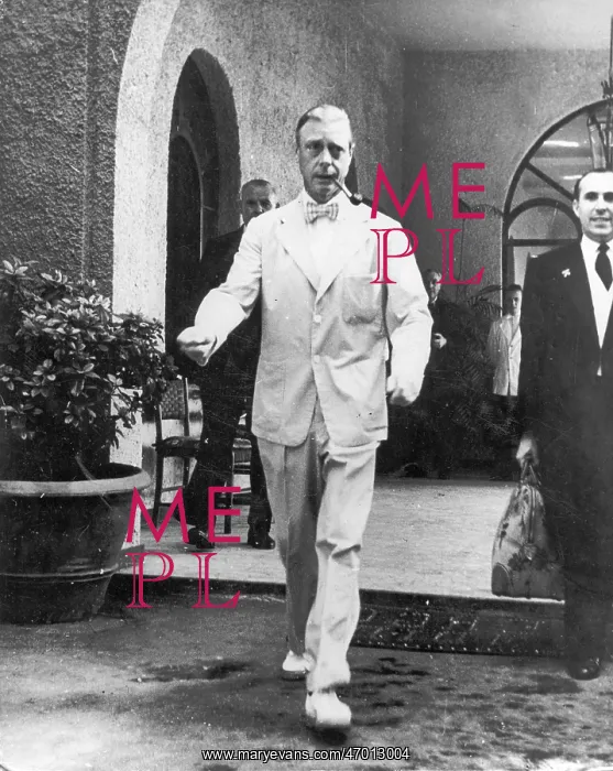 : Duke of Windsor in Montecatini, Italy : Duke of Windsor in Montecatini, Italy