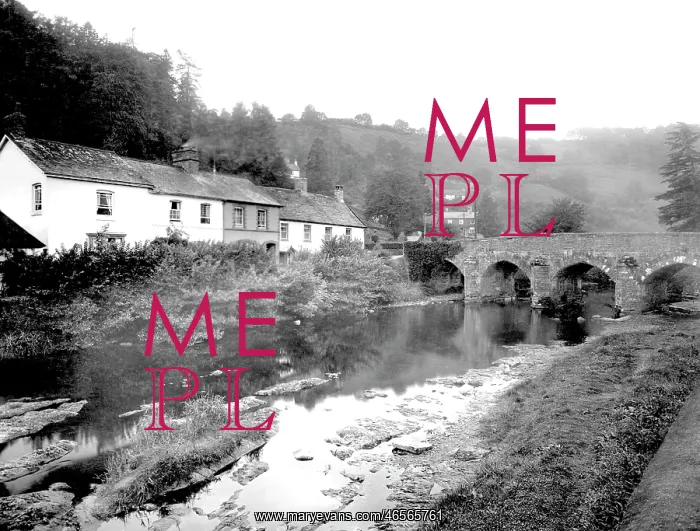  : Dulverton, the River Barle 1934