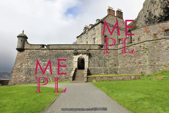 : Dumbarton Castle, West Dunbartonshire, Scotland : Dumbarton Castle, West Dunbartonshire, Scotland