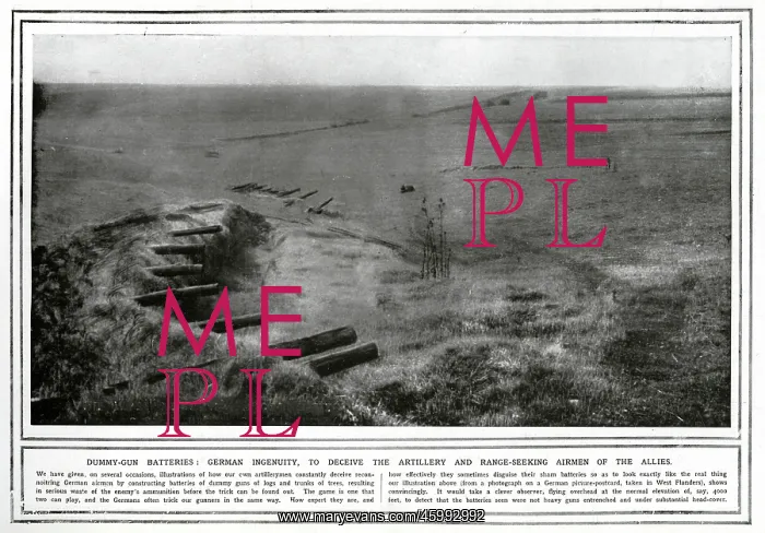  : Dummy gun batteries