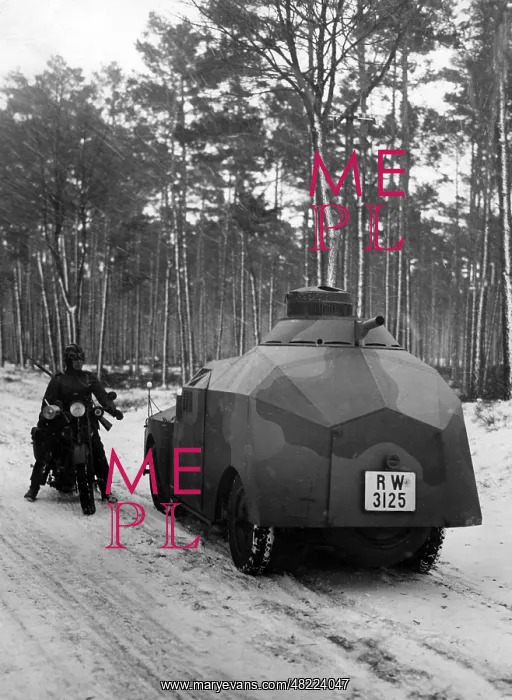 : Dummy tank during a maneuver : Dummy tank during a maneuver
