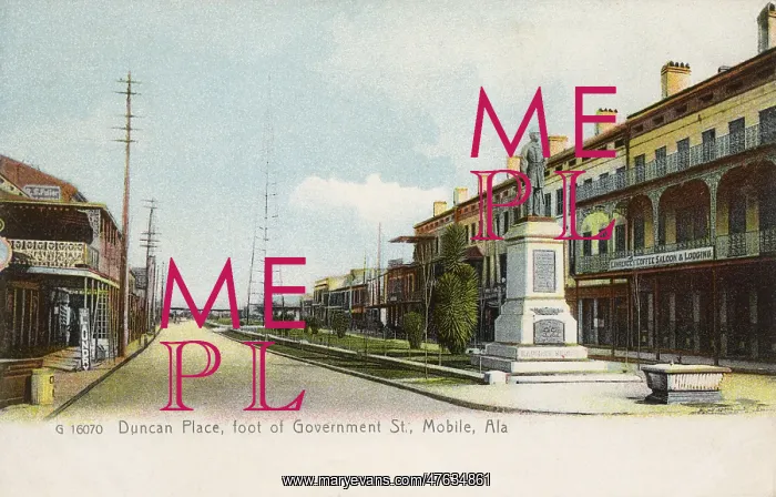 : Duncan Place, Mobile, Alabama, USA : Duncan Place, Mobile, Alabama, USA