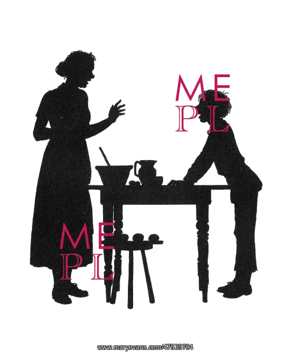 : Dunderpate and his mother with the baking : Dunderpate and his mother with the baking