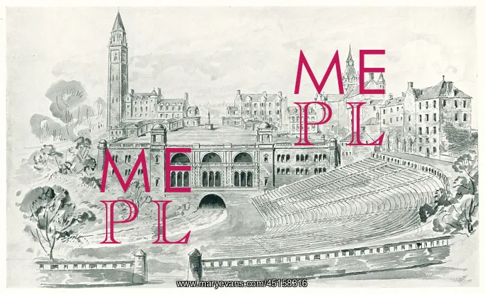 : Dunfermline Perspective Sketch : Dunfermline Perspective Sketch