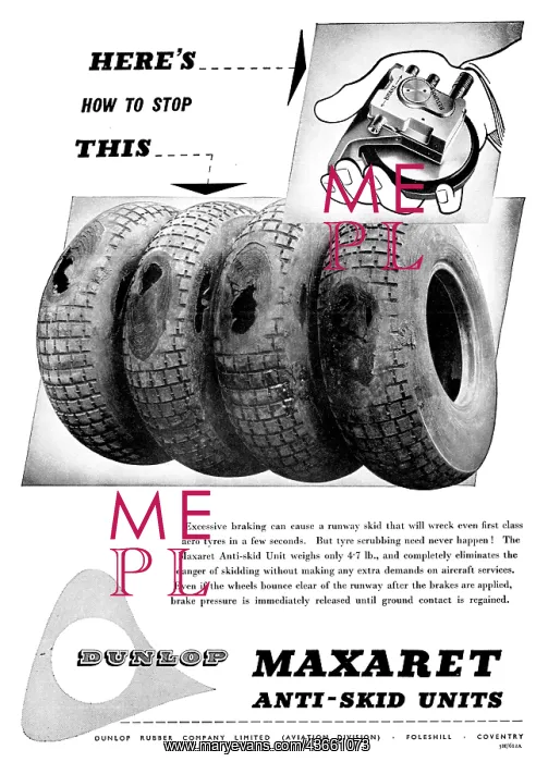 : Dunlop Aviation Division Wheels, Tyres & Brakes Maxaret : Dunlop Aviation Division Wheels, Tyres & Brakes Maxaret
