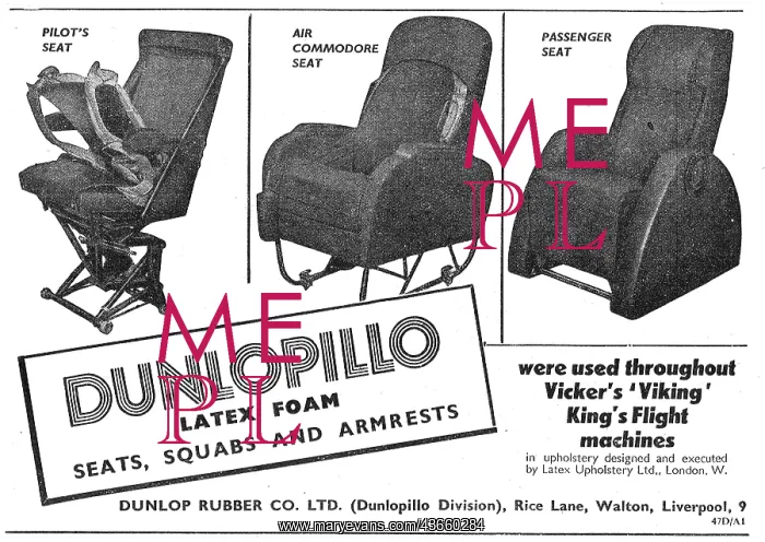 : Dunlop - Dunlopillo Seat Squabs & Armrests : Dunlop - Dunlopillo Seat Squabs & Armrests