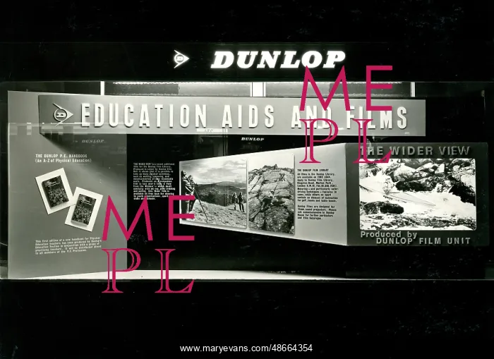 : Dunlop Education Aids window display : Dunlop Education Aids window display