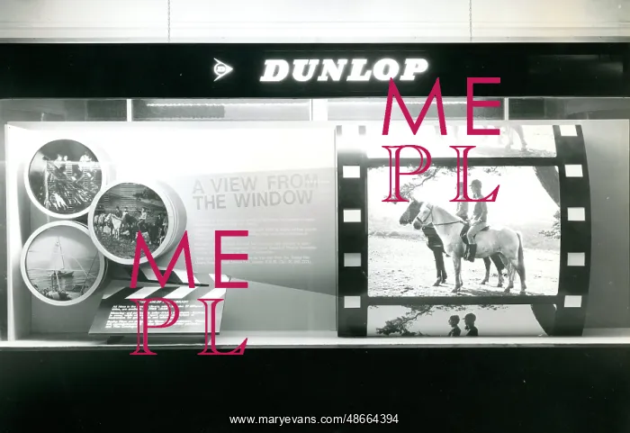 : Dunlop Film Library window display : Dunlop Film Library window display