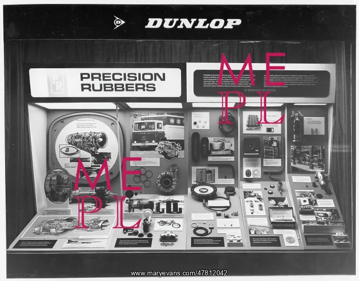  : Dunlop Precision Rubbers window display