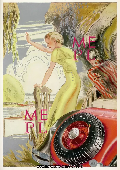 : DUNLOP TYRE ADVERT 14 : DUNLOP TYRE ADVERT 14