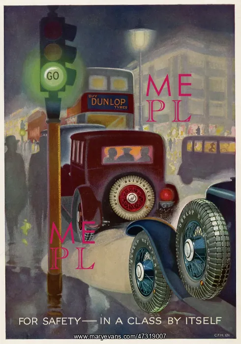 : DUNLOP TYRE ADVERT : DUNLOP TYRE ADVERT