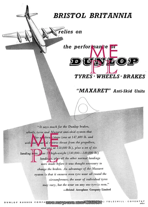 : Dunlop Wheels, Tyres & Brakes - Maxaret : Dunlop Wheels, Tyres & Brakes - Maxaret
