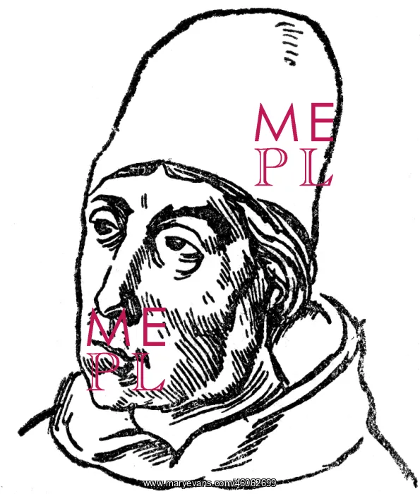 : Duns Scotus, John, circa 1266 - 8.11.1308, Scottish : Duns Scotus, John, circa 1266 - 8.11.1308, Scottish