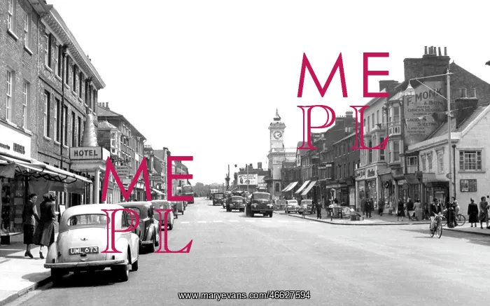  : Dunstable, High Street c1955