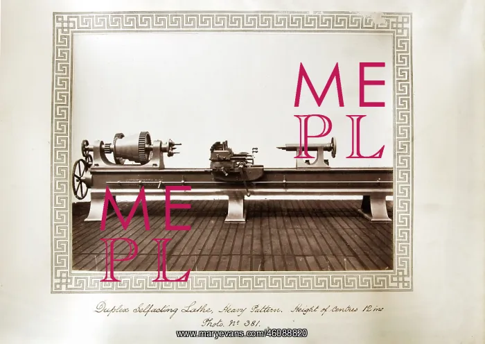 : Duplex self-acting lathe : Duplex self-acting lathe