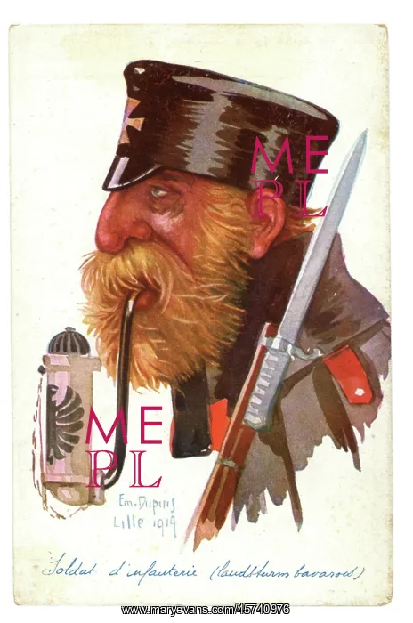  : A Dupuis head and shoulders of a German Territorial