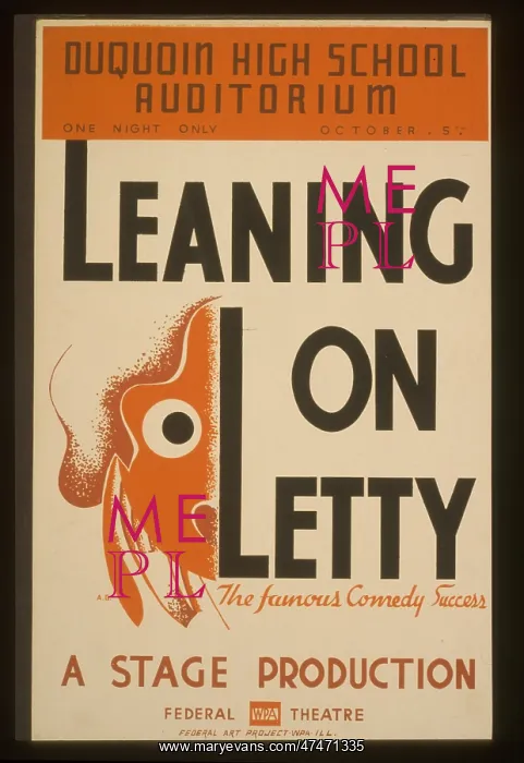 : Duquoin High School auditorium - Leaning on Letty, the famou : Duquoin High School auditorium - Leaning on Letty, the famou