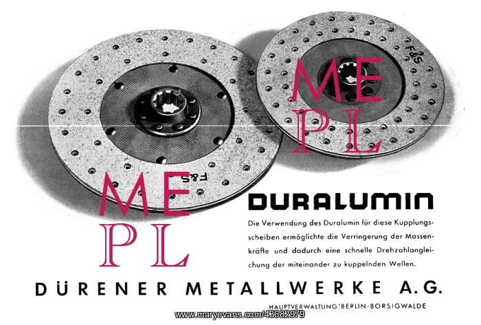 : Durener Metallwerke. Duralumin : Durener Metallwerke. Duralumin