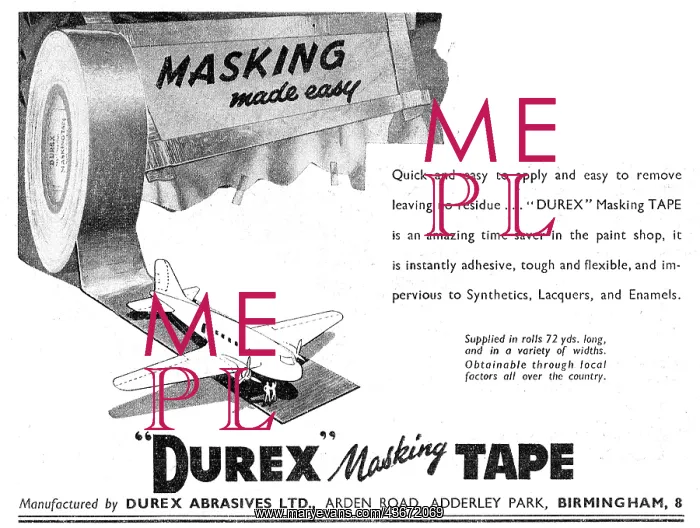  : Durex Masking Tape