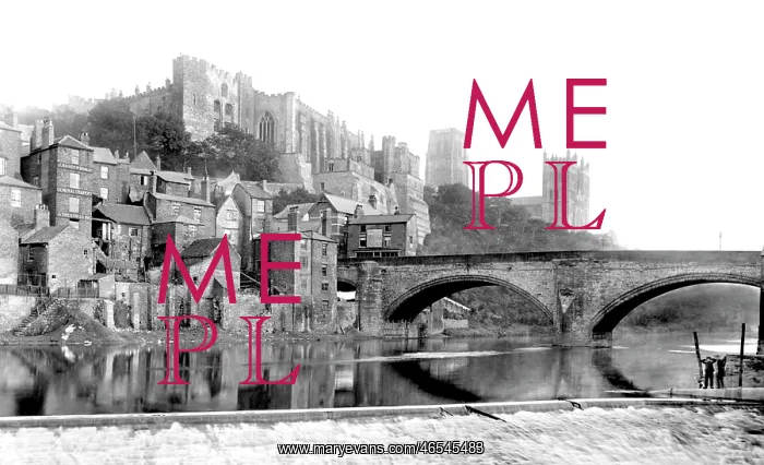  : Durham, Framwellgate Bridge and the Castle 1892
