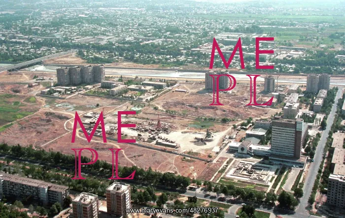 : Dushanbe from above, 1994 : Dushanbe from above, 1994