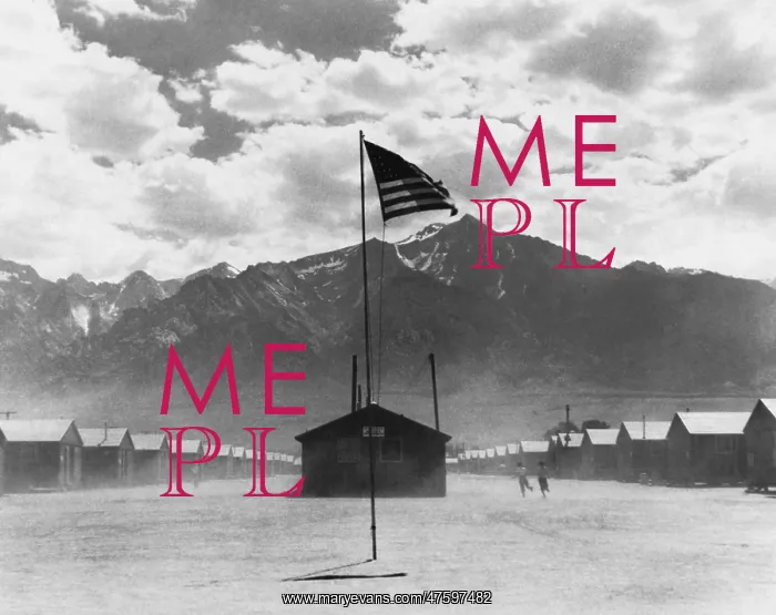 : Dust Storm at War Relocation Center : Dust Storm at War Relocation Center
