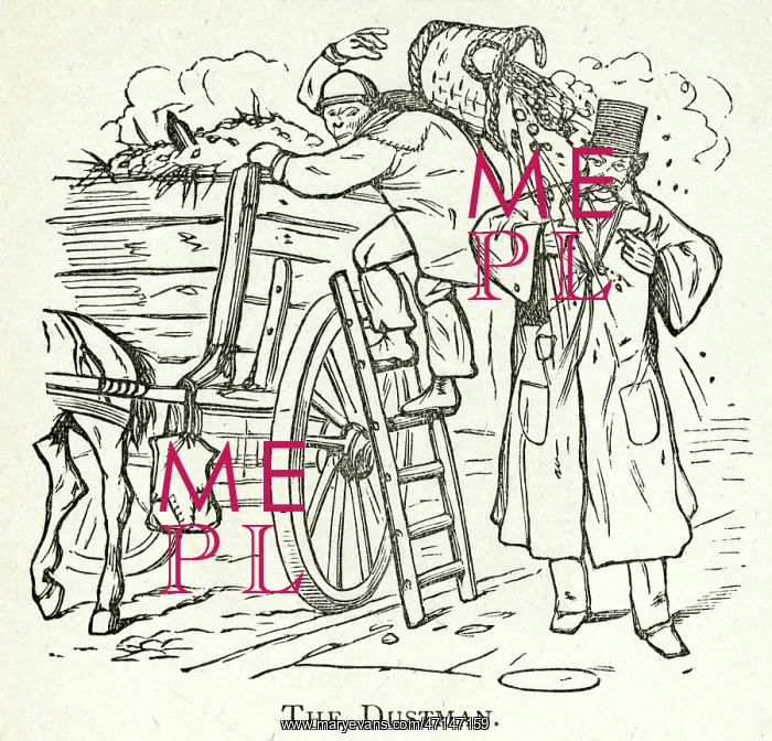 : Dustman collecting refuse : Dustman collecting refuse