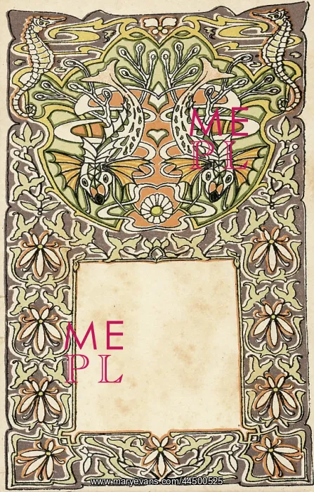 : Dutch art nouveau pattern - Fish : Dutch art nouveau pattern - Fish