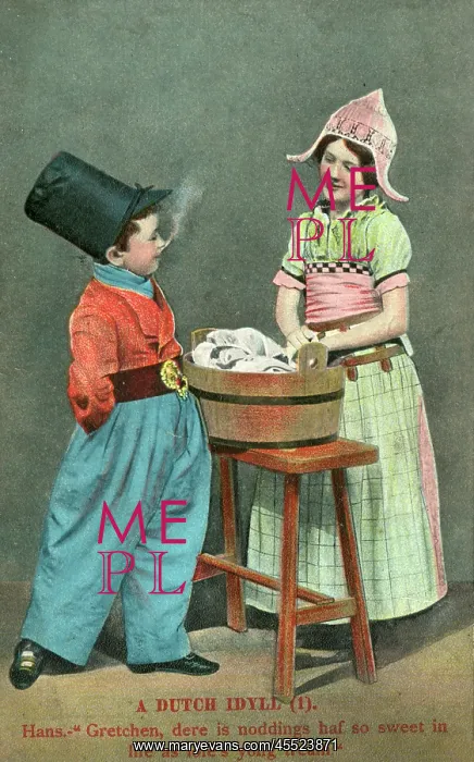 : Dutch boy and girl : Dutch boy and girl