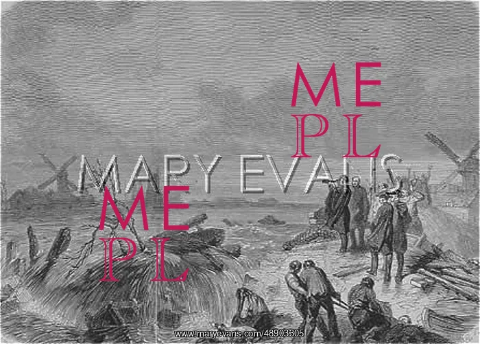 : DUTCH DYKES RUPTURE / 1861 : DUTCH DYKES RUPTURE / 1861