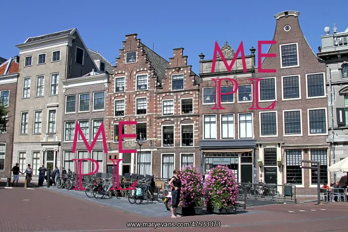 : Dutch houses in Haarlem, The Netherlands : Dutch houses in Haarlem, The Netherlands