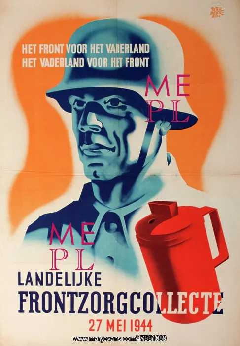 : Dutch poster advertising a National Collection : Dutch poster advertising a National Collection