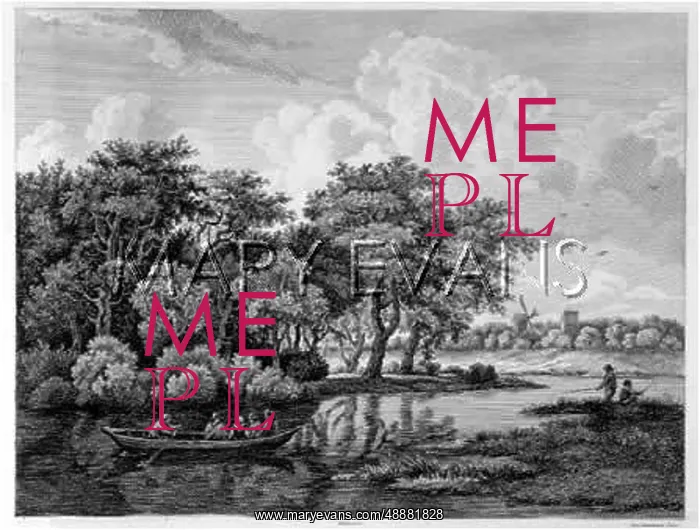 : A DUTCH RIVER SCENE : A DUTCH RIVER SCENE