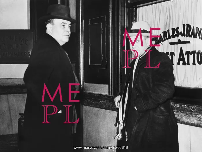 : Dutch Schultz (right) and James L. Nooman, his : Dutch Schultz (right) and James L. Nooman, his