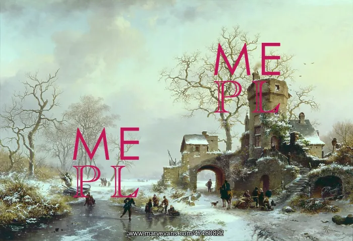 : A Dutch Winter Landscape : A Dutch Winter Landscape