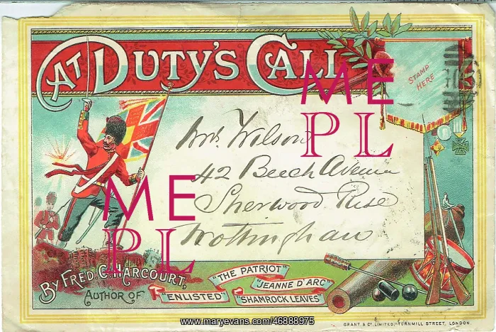 : At Duty's Call, by Fred C Harcourt : At Duty's Call, by Fred C Harcourt