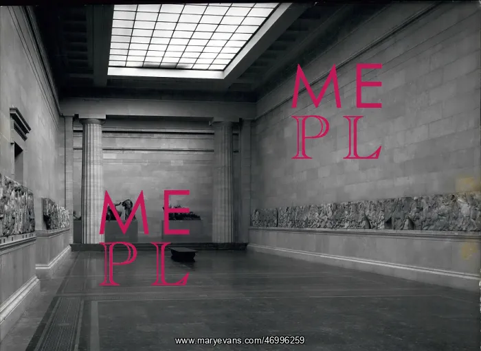 : Duveen Gallery with Elgin Marbles, British Museum, London : Duveen Gallery with Elgin Marbles, British Museum, London