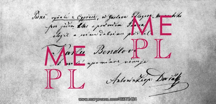  : Dvorak, Antonin, 8.9.1841 - 1.5.1904, Czech composer