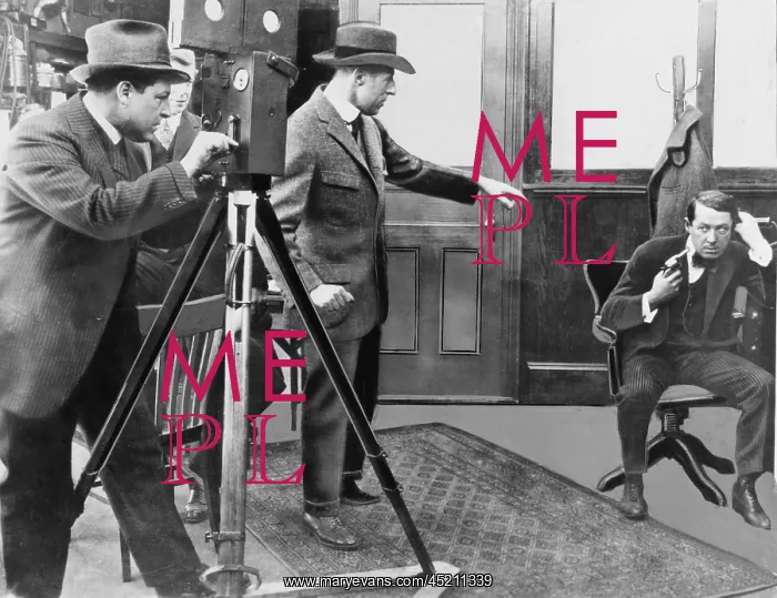 : D.W. Griffith (1875-1948) directing Henry ? : D.W. Griffith (1875-1948) directing Henry ?