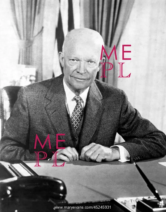 : Dwight D. Eisenhower, ca. late-50s? : Dwight D. Eisenhower, ca. late-50s?