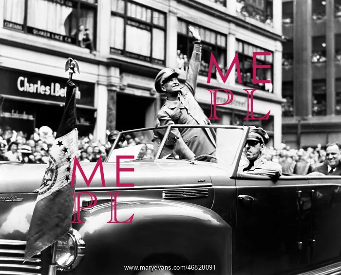 : Dwight Eisenhower - ticker tape parade - WW2 - NYC : Dwight Eisenhower - ticker tape parade - WW2 - NYC